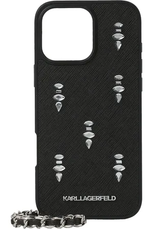 Karl Lagerfeld Laptoptaschen - SCHUTZHÜLLE FÜR IPHONE 16 PRO MAX MIT KRISTALLEN - Gr. unisize - in - für Damen