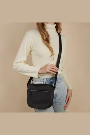Chesterfield Businesstaschen & Reisegepäck - Roman Schwarze Leder Umhäng - Gr. unisize - in - für Damen