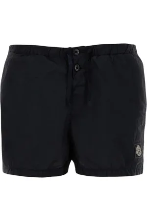 Stone Island Regular Fit Black Swim Shorts - Größe S