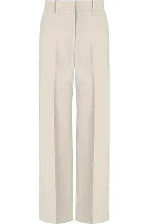 Max Mara Weekend Angola Sabbia Wide Leg Trousers B - Größe 40