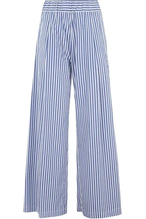 Semi Couture Jhonny Vertical Stripe Wide-Leg Pants - Größe 38