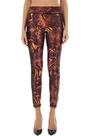 VERSACE Slim Fit Printed Activewear Leggings - Größe L
