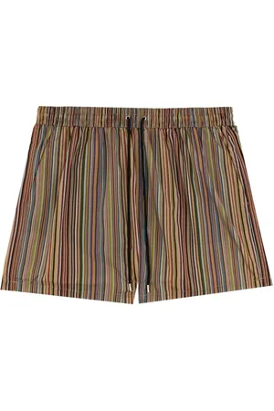 Paul Smith Striped Swim Shorts With Drawstring - Größe L