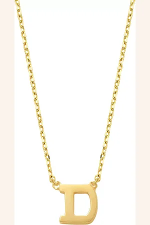 Isabel Bernard Halskette - Le Marais Chloé 14 Karat Initial Necklace Letter D - Gr. unisize - in - für Damen