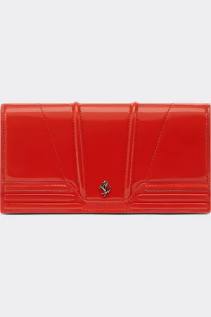 FERRARI Portemonnaie Continental aus Lackleder