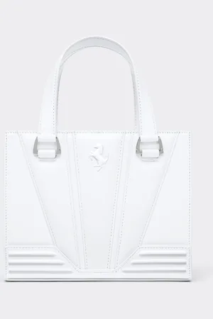 FERRARI Mini-Tote Bag GT Bag aus Leder mit Cavallino Rampante