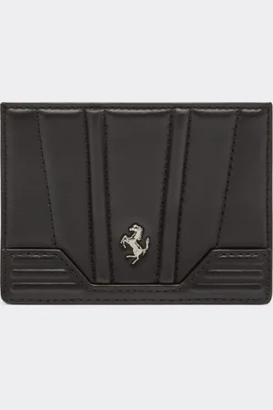FERRARI Kartenetui aus Lackleder