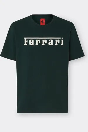 FERRARI Baumwoll-T-Shirt mit -Logo