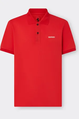 FERRARI Poloshirt aus Baumwolle mit -Logo