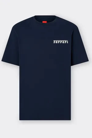 FERRARI Baumwoll-T-Shirt mit -Logo