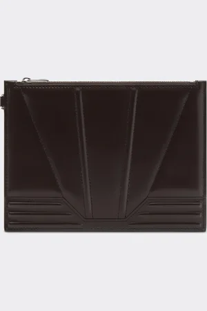 FERRARI Etui GT aus gebürstetem Leder