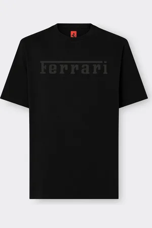 FERRARI Baumwoll-T-Shirt mit -Logo