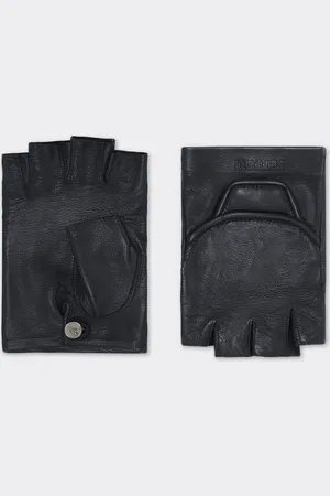 FERRARI Fingerlose Handschuhe aus Nappaleder