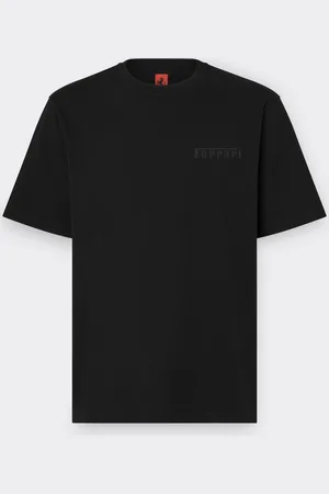FERRARI Baumwoll-T-Shirt mit -Logo