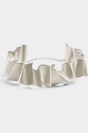 FERRARI Halsband aus Messing mit Palladium-Satinierung