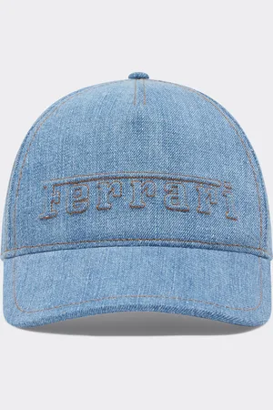FERRARI Baseballkappe aus Denim mit -Logo
