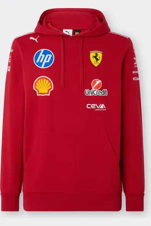 FERRARI 2025 Piloten Puma Kapuzenpullover für Scuderia HP