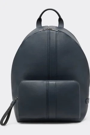 FERRARI Rucksack aus genarbtem Leder
