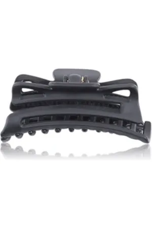 SOLIDA Wasserwellklammer 9 cm x 3,5 cm schwarz Haarspangen