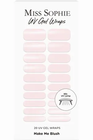 MISS SOPHIE UV Gel Wraps Make Me Blush Nagelfolie
