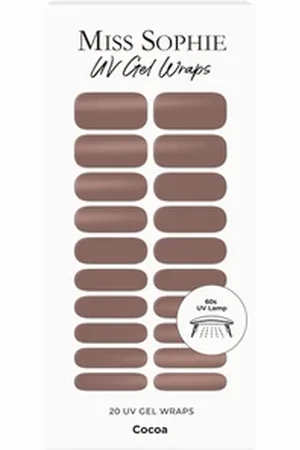 MISS SOPHIE UV Gel Wraps Cocoa Nagelfolie