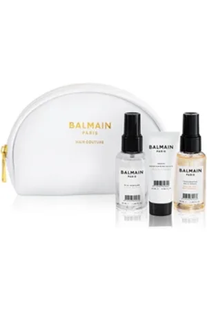 Balmain White Cosmetic Styling Bag Kosmetiktasche