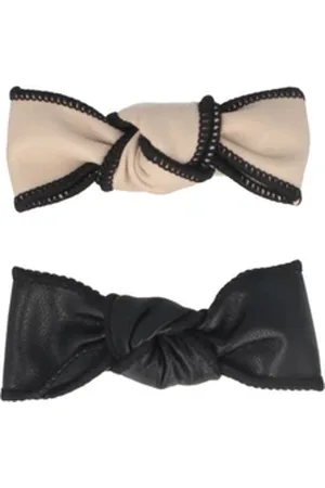 SOLIDA Haarclips mit Leder-Schleifen Haarschmuck
