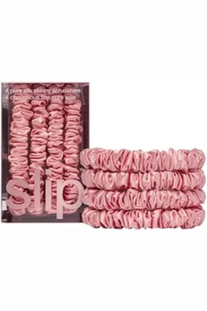 Slip Pure Silk Skinny Scrunchies - Rose Haargummi