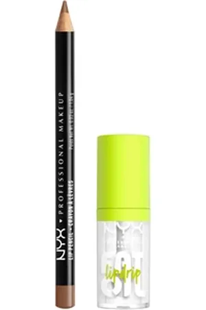 NYX PROFESSIONAL MAKEUP Slim Lip Pencil + Fat Oil Lip Drip Lippen Make-up Set