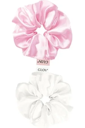 GLOV Scrunchies 2 Pack M - Beige/Pink Haargummi