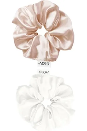 GLOV Scrunchies 2 Pack M - Champagne/Beige Haargummi