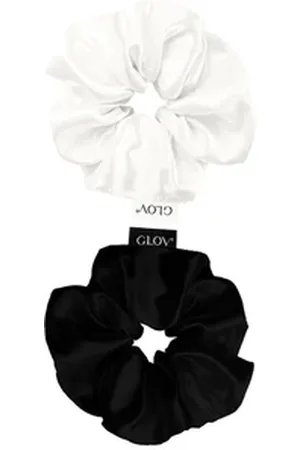 GLOV Scrunchies 2 Pack M - Black/Beige Haargummi