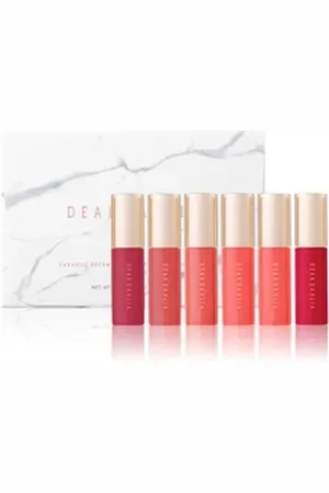 Dear Dahlia Paradise Dream Velvet Lip Mousse Mini 6 Set Lippen Make-up Set