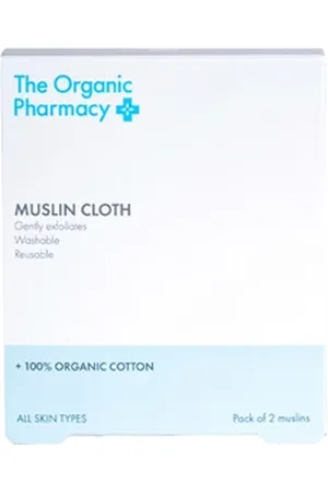 THE ORGANIC PHARMACY Muslin Cloth 2 pack Reinigungstuch