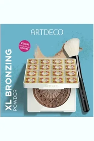 Artdeco All Seasons Bronzing Powder & Powder Brush Set Bronzer