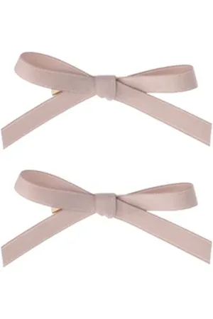 SOLIDA Haarclip mit rosa Schleife, 2 Stk. Haarspangen