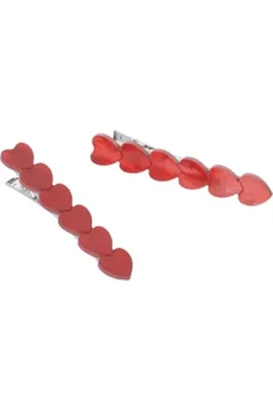 SOLIDA Haarclip mit Herz-Applikationen Haarspangen