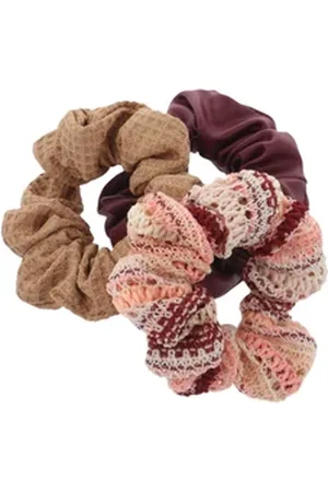 SOLIDA Scrunchie mehrfarbig, 3 Stk. Haargummi