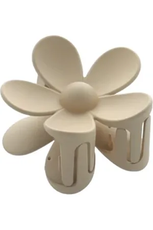 SOLIDA Haarklammer Blume, beige Haarspangen