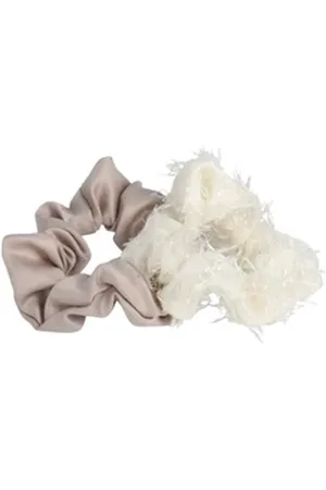 SOLIDA Scrunchie beige, 2 Stk. Haargummi