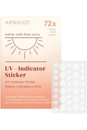 Apricot UV Indicator Sticker better safe than sorry Körpermaske