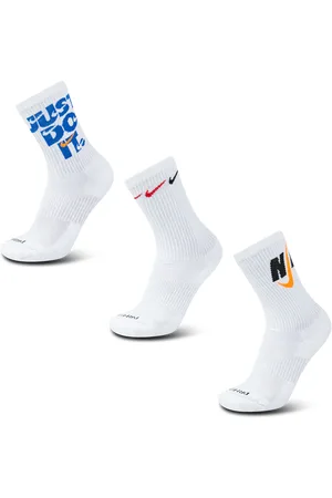 Nike Everyday Cushioned Crew 3 Pack Unisex Socken - Weiß - Größe: 34 - 38 - Foot Locker