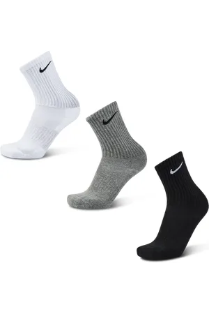 Nike Everyday Cushioned Crew 3 Pack Unisex Socken - Weiß - Größe: 34 - 38 - Foot Locker
