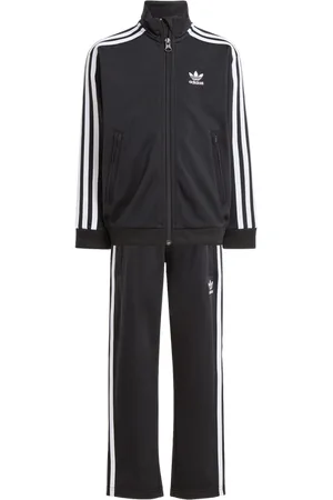 adidas Firebird Unisex Trainingsanzüge - Schwarz - Größe: 105 - 110 CM - Baumwoll-Canvas - Foot Locker