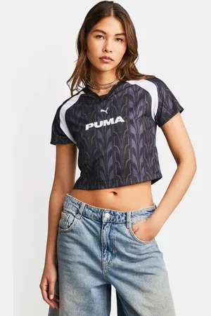 PUMA Football Damen T-Shirts - Schwarz - Größe: XS - Poly Jersey - Foot Locker
