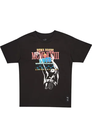 PUMA Basketball Crowd Craze Unisex T-Shirts - Schwarz - Größe: 128 CM - Foot Locker