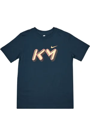 Nike Mbappe Unisex T-Shirts - Blau - Größe: 128 - 137 CM - Foot Locker