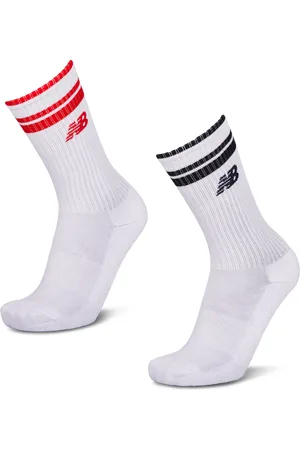 New Balance Crew 2 Pack Unisex Socken - Weiß - Größe: 43-46 - Baumwolle - Foot Locker