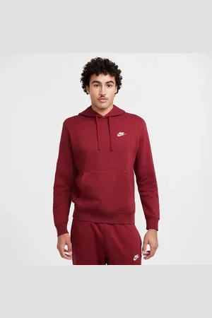 Nike Club Herren Kapuzenpullover - Rot - Größe: S - Foot Locker