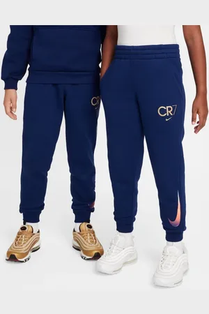 Nike Cr7 Joggers Unisex Hosen - Blau - Größe: 147 - 158 CM - Baumwoll-Jersey - Foot Locker
